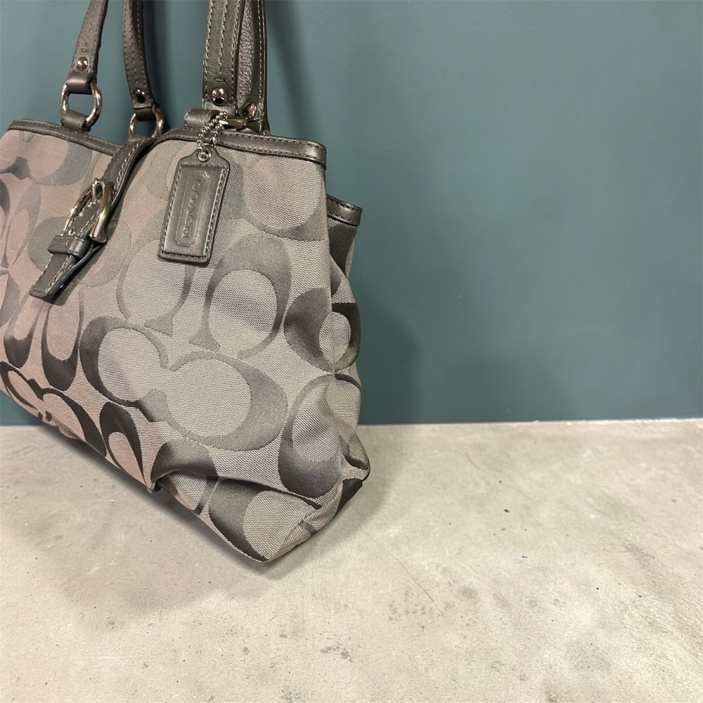 Coach Black and Gray Women's Bag